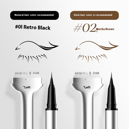 2 In 1 Eyelash Stamp & Eyeliner Pen